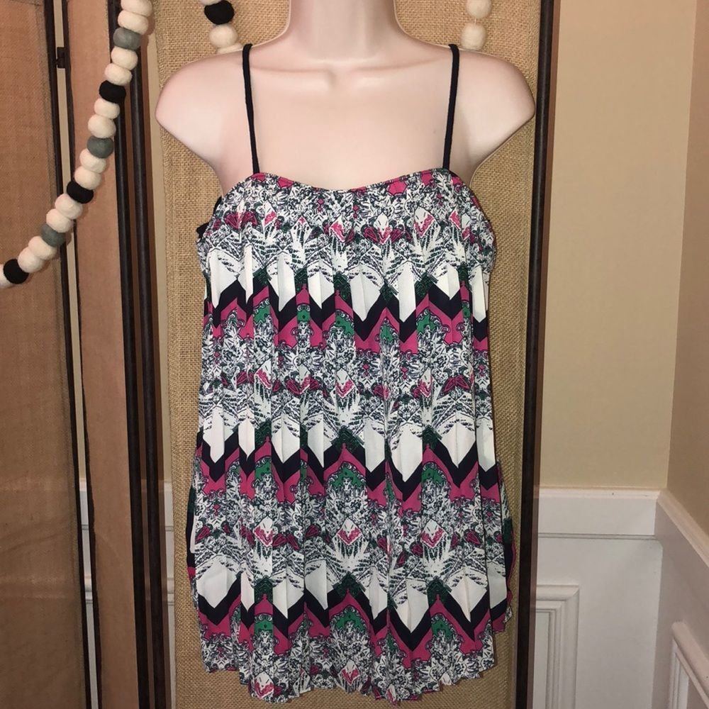 K. By Kersh Pleated Top Size Small